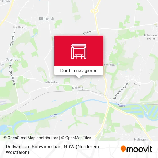 Dellwig, am Schwimmbad Karte