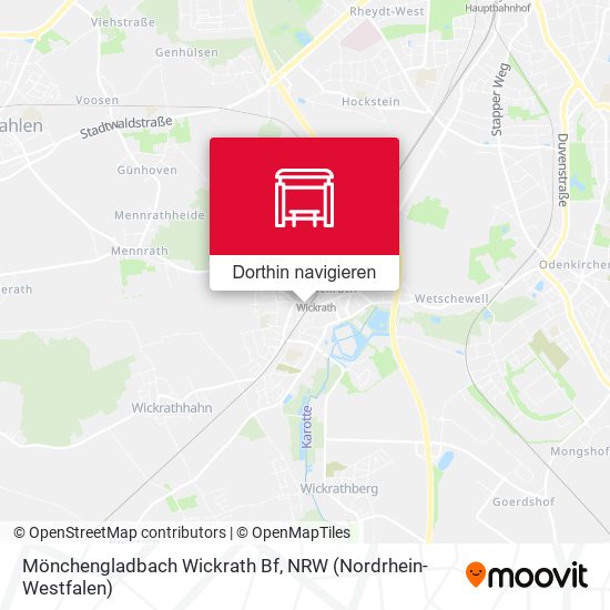 Mönchengladbach Wickrath Bf Karte