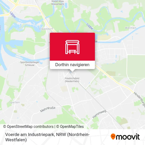Voerde am Industriepark Karte