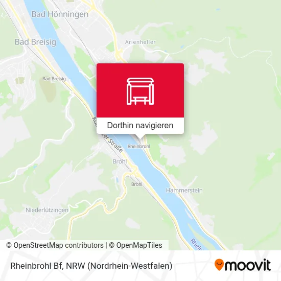 Rheinbrohl Bf Karte
