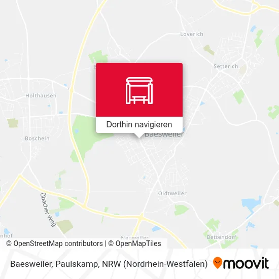 Baesweiler, Paulskamp Karte