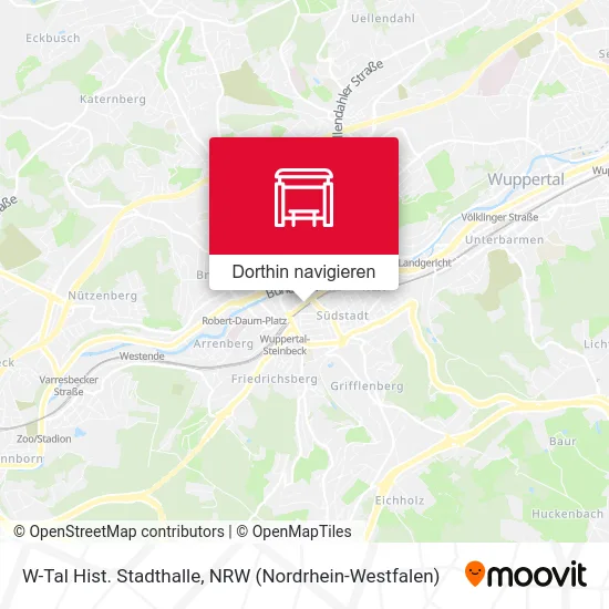 W-Tal Hist. Stadthalle Karte