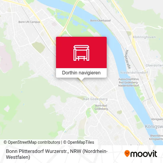 Bonn Plittersdorf Wurzerstr. Karte