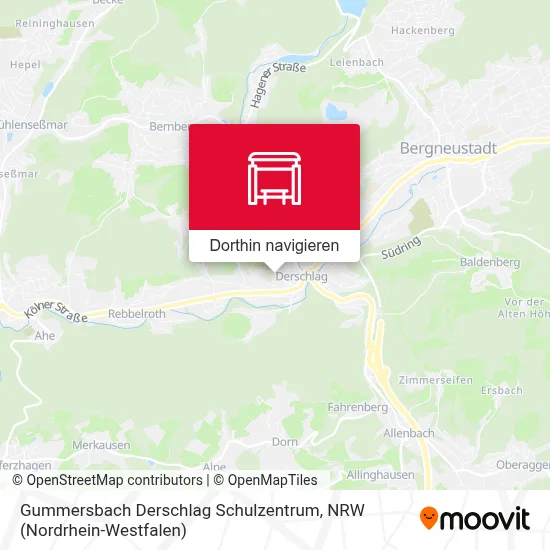 Gummersbach Derschlag Schulzentrum Karte
