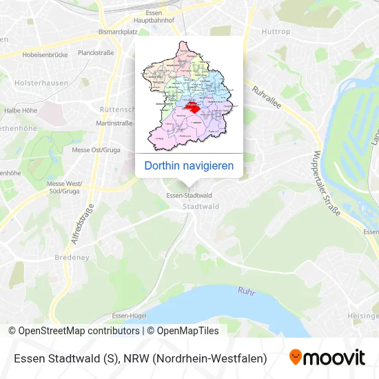 Essen Stadtwald Karte