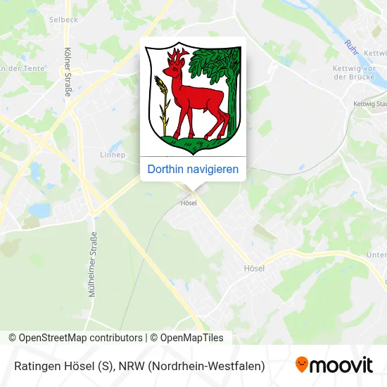 Ratingen Hösel (S) Karte