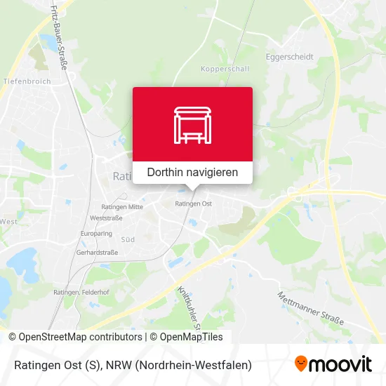 Ratingen Ost (S) Karte