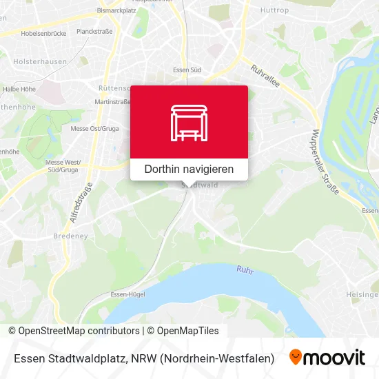 Essen Stadtwaldplatz Karte