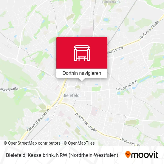Bielefeld, Kesselbrink Karte