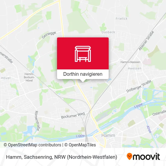 Hamm, Sachsenring Karte