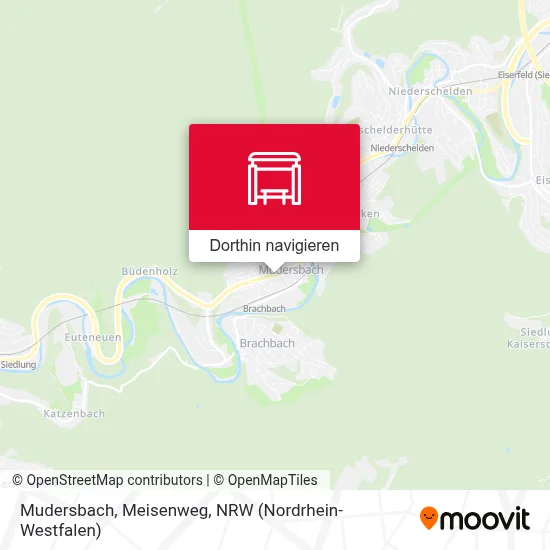 Mudersbach, Meisenweg Karte