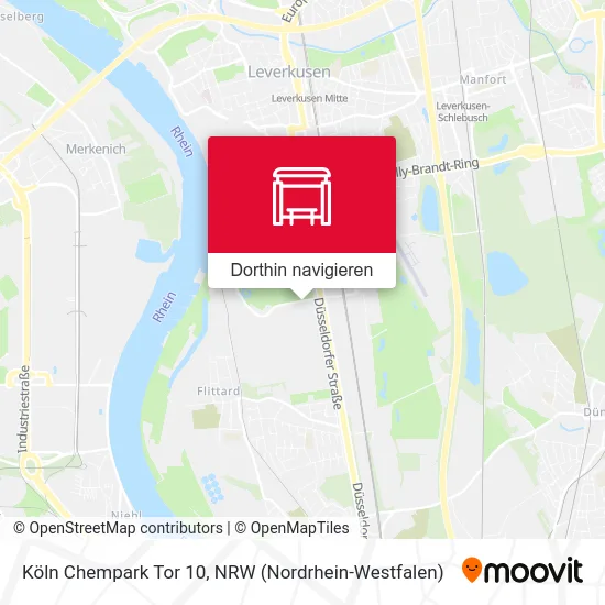 Köln Chempark Tor 10 Karte