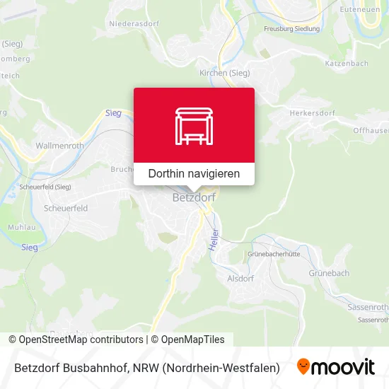 Betzdorf Busbahnhof Karte