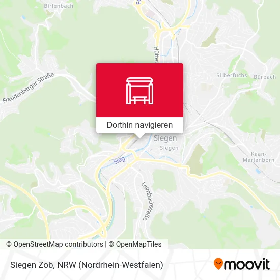 Siegen Zob Karte