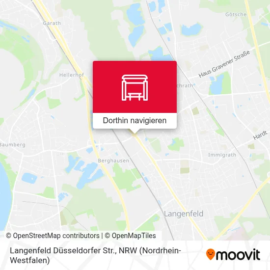 Langenfeld Düsseldorfer Str. Karte