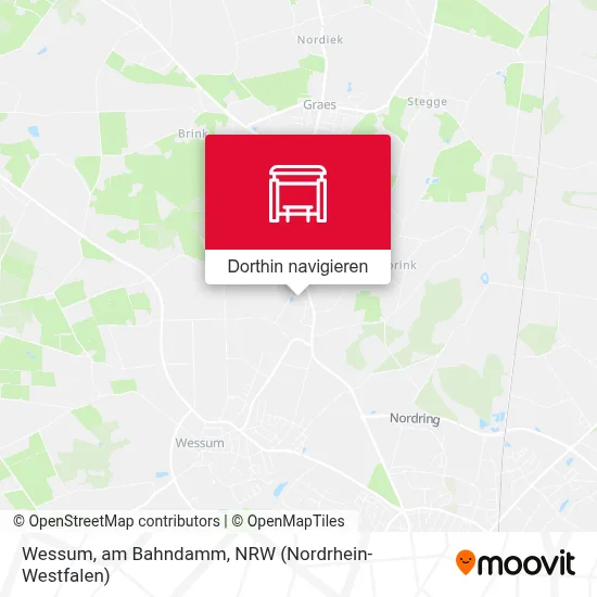 Wessum, am Bahndamm Karte