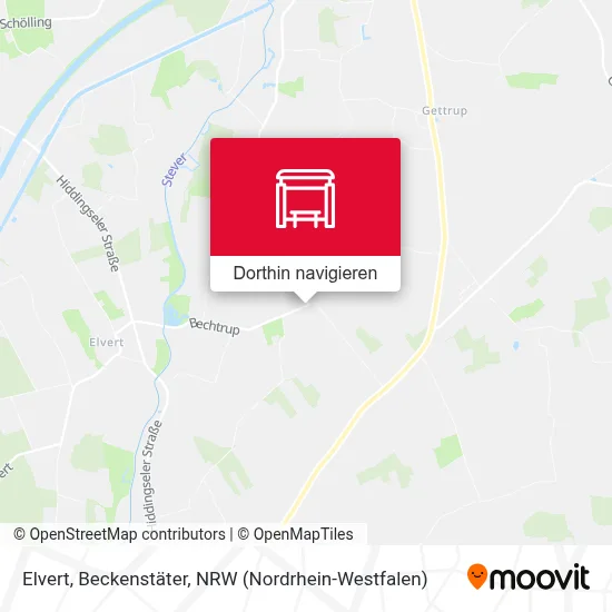 Elvert, Beckenstäter Karte