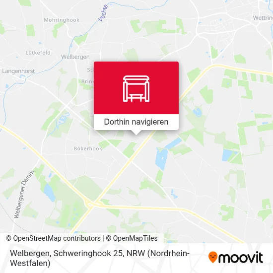 Welbergen, Schweringhook 25 Karte
