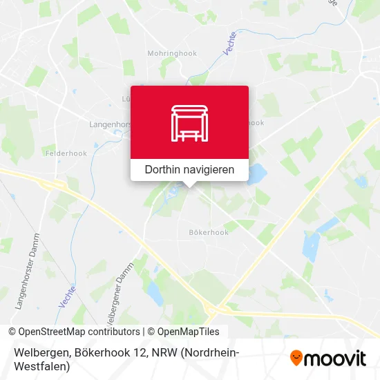 Welbergen, Bökerhook 12 Karte