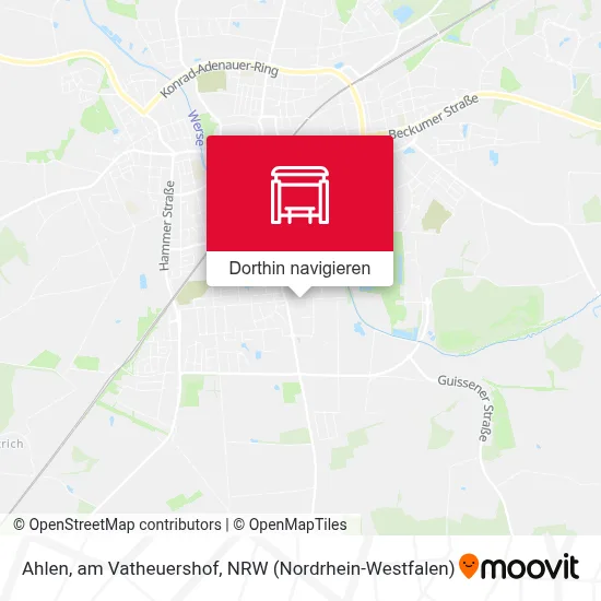 Ahlen, am Vatheuershof Karte