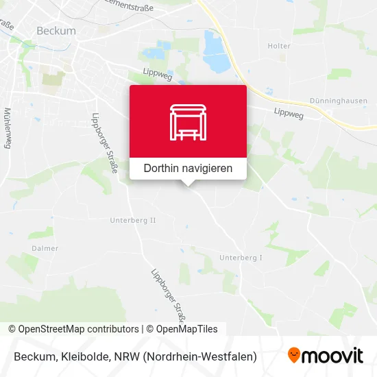 Beckum, Kleibolde Karte