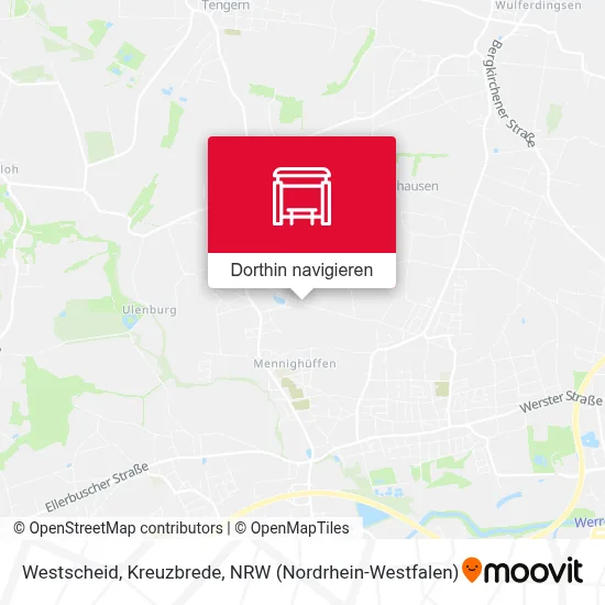 Westscheid, Kreuzbrede Karte