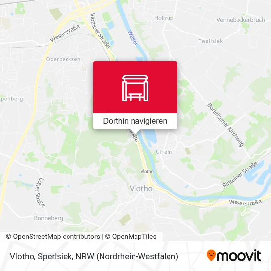Vlotho, Sperlsiek Karte