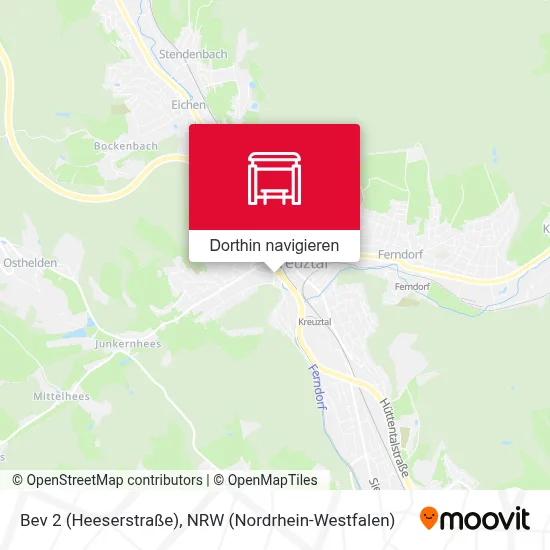 Bev 2 (Heeserstraße) Karte