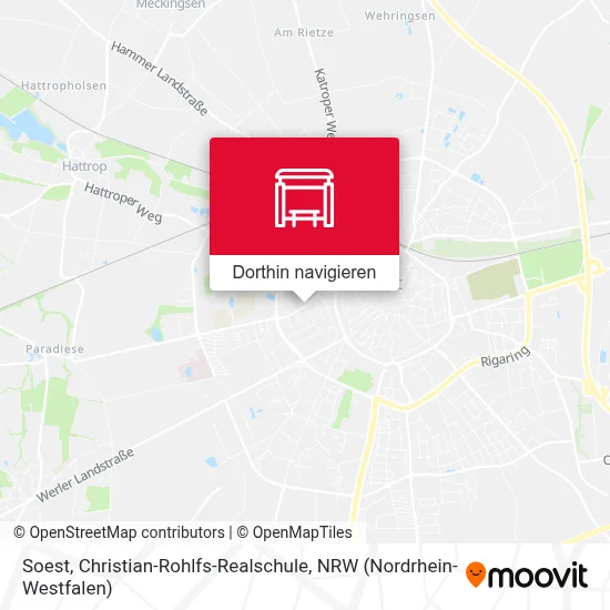 Soest, Christian-Rohlfs-Realschule Karte
