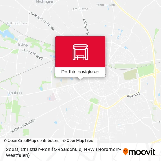 Soest, Christian-Rohlfs-Realschule Karte