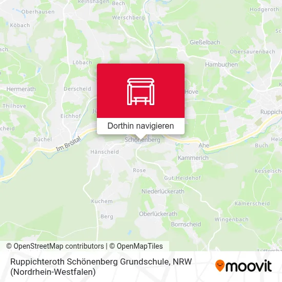 Ruppichteroth Schönenberg Grundschule Karte