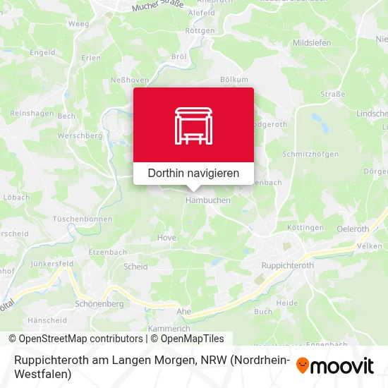 Ruppichteroth am Langen Morgen Karte