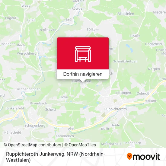 Ruppichteroth Junkerweg Karte