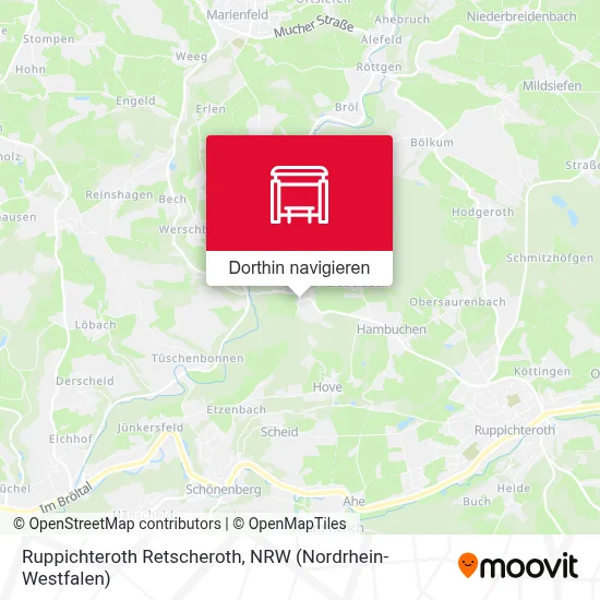 Ruppichteroth Retscheroth Karte