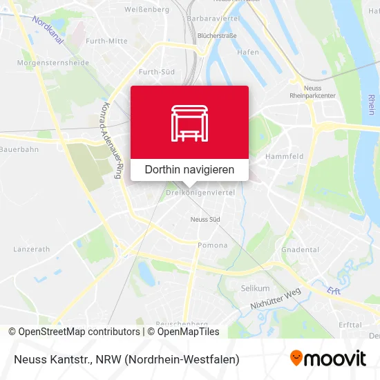 Neuss Kantstr. Karte