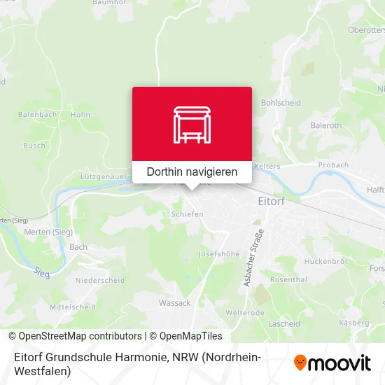 Eitorf Grundschule Harmonie Karte