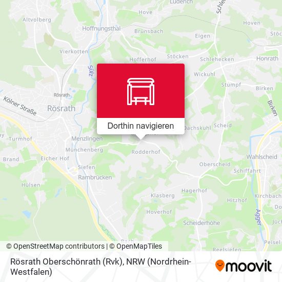 Rösrath Oberschönrath (Rvk) Karte