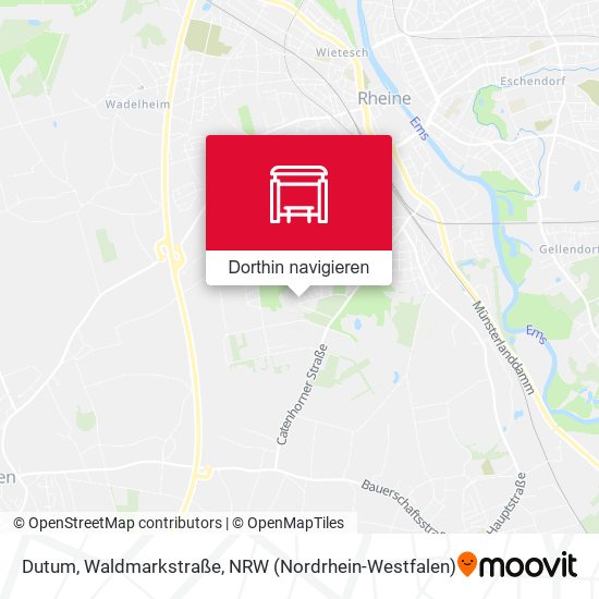 Dutum, Waldmarkstraße Karte