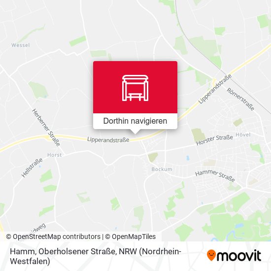 Hamm, Oberholsener Straße Karte