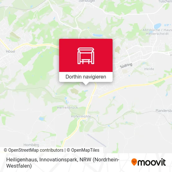 Heiligenhaus, Innovationspark Karte