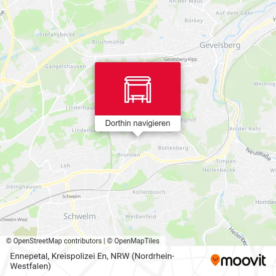 Ennepetal, Kreispolizei En Karte