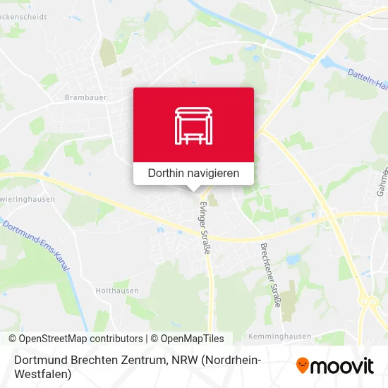 Dortmund Brechten Zentrum Karte