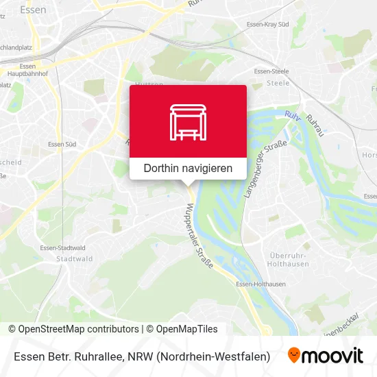 Essen Betr. Ruhrallee Karte