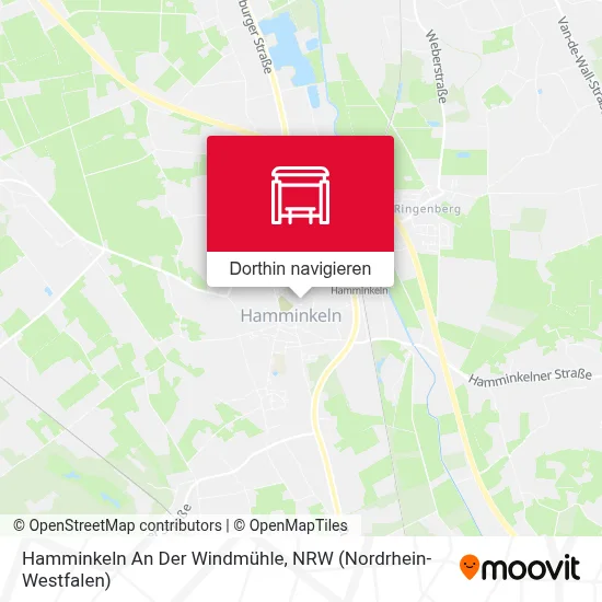 Hamminkeln An Der Windmühle Karte