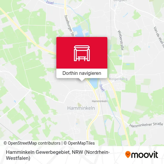 Hamminkeln Gewerbegebiet Karte