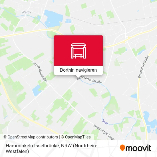 Hamminkeln Isselbrücke Karte