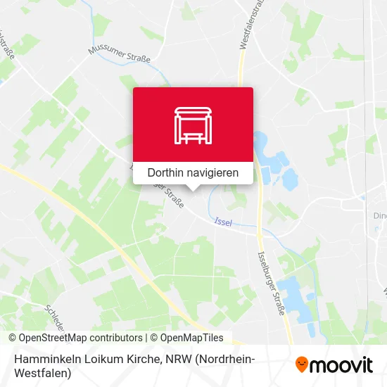 Hamminkeln Loikum Kirche Karte