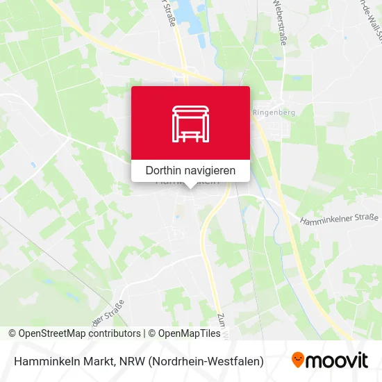 Hamminkeln Markt Karte