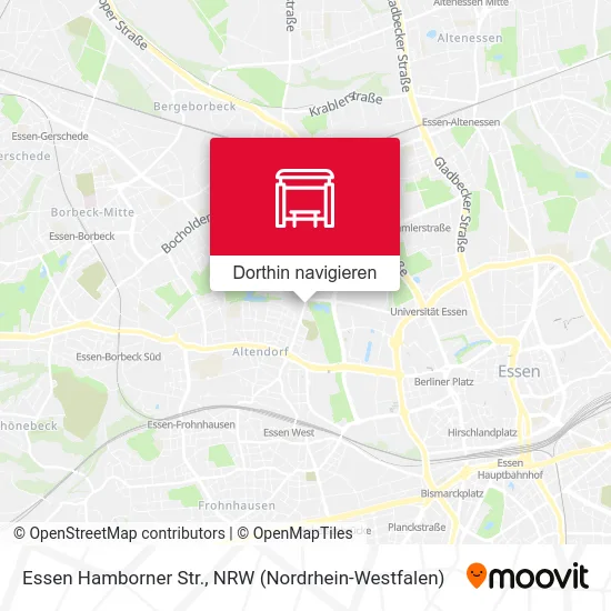 Essen Hamborner Str. Karte