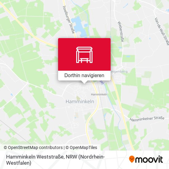 Hamminkeln Weststraße Karte